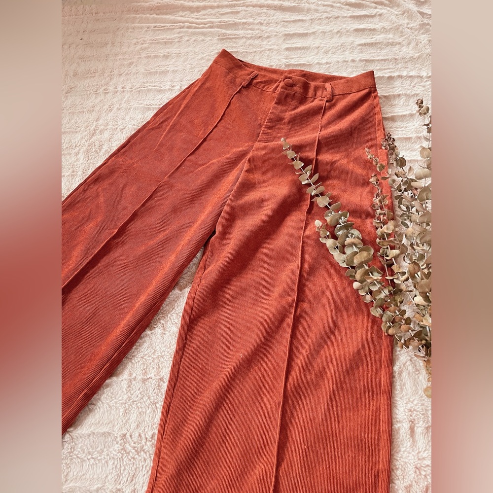 High Waisted Corduroy Pants